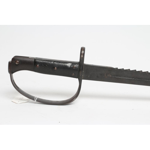 295 - A BRITISH M1879 MARTINI HENRY SWORD BAYONET with 25 1/4