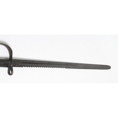 295 - A BRITISH M1879 MARTINI HENRY SWORD BAYONET with 25 1/4