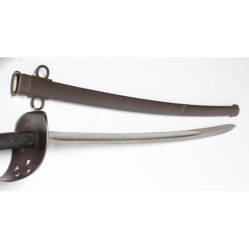 303 - AN 1885 PATTERN CAVALRY TROOPER'S SWORD with 34 1/2