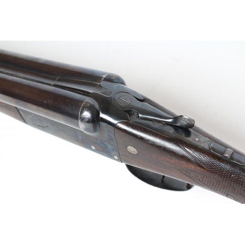 363 - A COGSWELL & HARRISON SIDE BY SIDE 20 BORE SHOTGUN, the 27 1/2