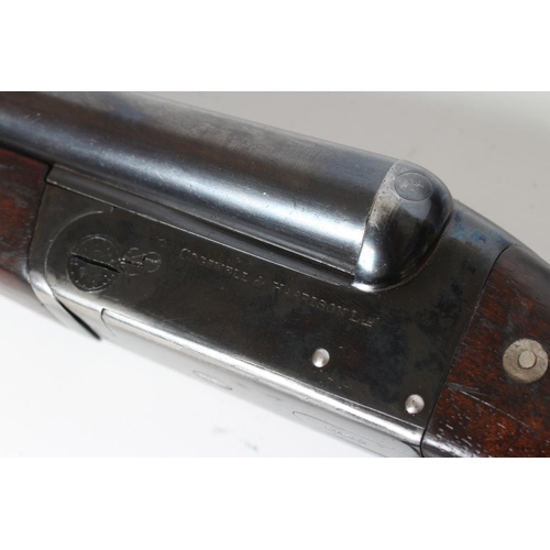 363 - A COGSWELL & HARRISON SIDE BY SIDE 20 BORE SHOTGUN, the 27 1/2