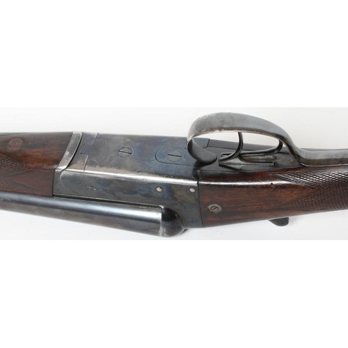 363 - A COGSWELL & HARRISON SIDE BY SIDE 20 BORE SHOTGUN, the 27 1/2