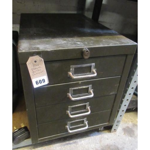 FOUR DRAWER METAL CABINET