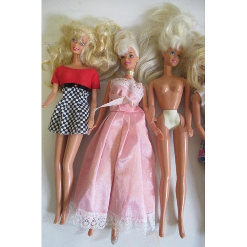 194 - Two boxes of 15 Barbie dolls, mixed ages, including 6 1976 Mattel examples, 1 1988 and the rest late... 