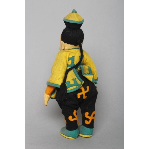 22 - A rare pre-war Lenci opium seller doll, jointed shoulders, hips and neck, felt body and clothing, in... 