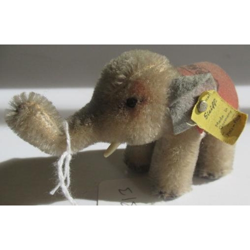 223 - Three small Steiff plush characters, comprising a 4 1/2