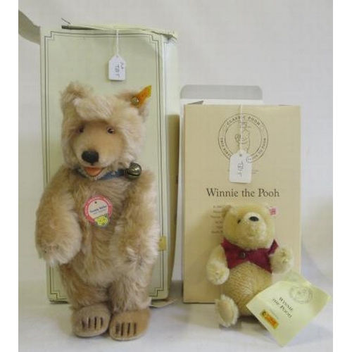 227 - Two boxed Steiff teddy bears, comprising a 7 1/4