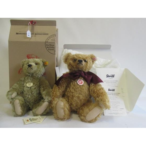 231 - Two boxed Steiff teddy bears, comprising a 34cm 1920 Classic bear and a 36cm 2015 bear with certific... 