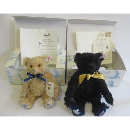 232 - Two boxed Steiff Royal teddy bears, comprising 32cm Prince of Wales and a 28cm Diamond Jubilee, both... 