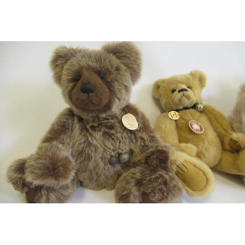 276 - Four collector's Charlie Bears, largest 41cm (Est. plus 21% premium inc. VAT)