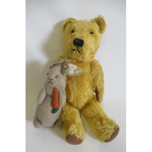 279 - Two vintage plush toys, comprising an 18