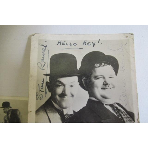 281 - A Laurel & Hardy signed photograph, 