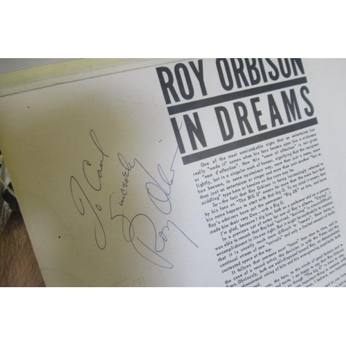 285 - A signed Roy Orbison record slip for 