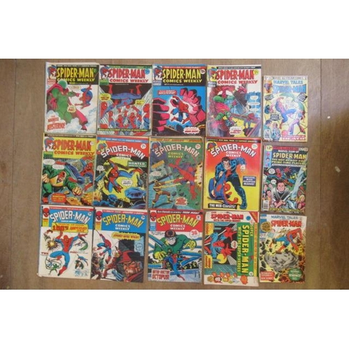 292 - 28 Marvel Spider-Man comics, comprising the Amazing Spider-Man no.49, 50, 58, and118 x 2, Spider-Man... 