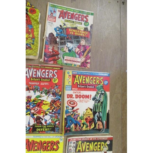 293 - 54 Marvel Avengers comics, comprising The Avengers no.53, 57, 76, 78 and 81, The Avengers Featuring.... 