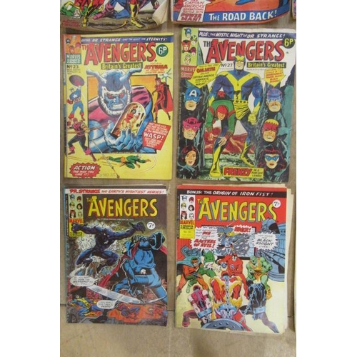 293 - 54 Marvel Avengers comics, comprising The Avengers no.53, 57, 76, 78 and 81, The Avengers Featuring.... 