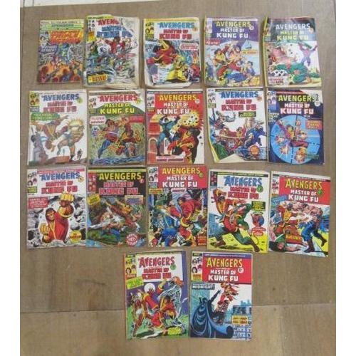 293 - 54 Marvel Avengers comics, comprising The Avengers no.53, 57, 76, 78 and 81, The Avengers Featuring.... 