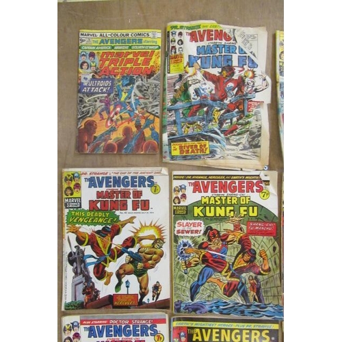 293 - 54 Marvel Avengers comics, comprising The Avengers no.53, 57, 76, 78 and 81, The Avengers Featuring.... 