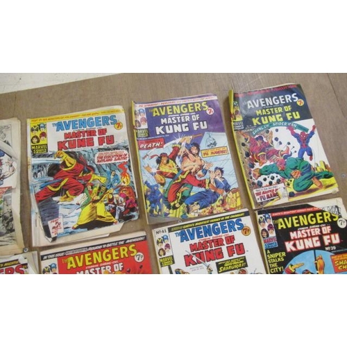 293 - 54 Marvel Avengers comics, comprising The Avengers no.53, 57, 76, 78 and 81, The Avengers Featuring.... 