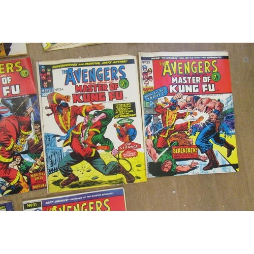 293 - 54 Marvel Avengers comics, comprising The Avengers no.53, 57, 76, 78 and 81, The Avengers Featuring.... 