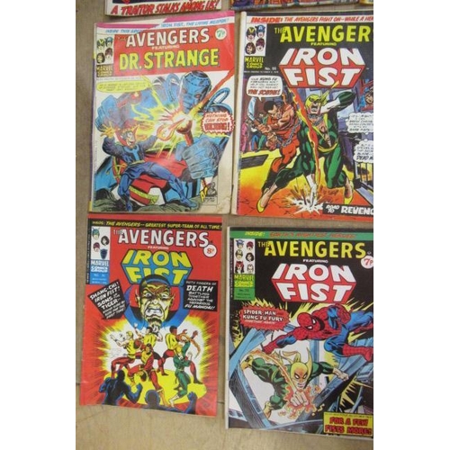 293 - 54 Marvel Avengers comics, comprising The Avengers no.53, 57, 76, 78 and 81, The Avengers Featuring.... 