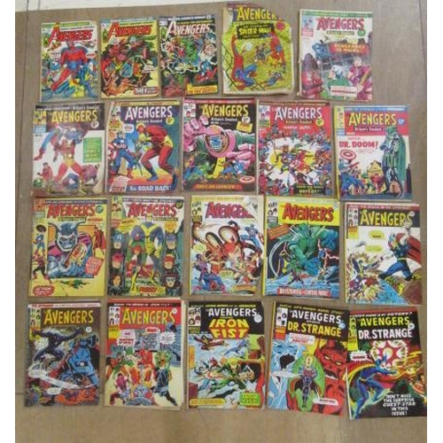 293 - 54 Marvel Avengers comics, comprising The Avengers no.53, 57, 76, 78 and 81, The Avengers Featuring.... 