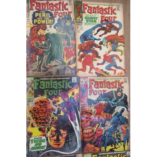 294 - 35 Marvel Fantastic Four comics, comprising no. 46, 50, 60, 73, 75, 77, 78, 82, 83, 85, 90, 92, 94, ... 