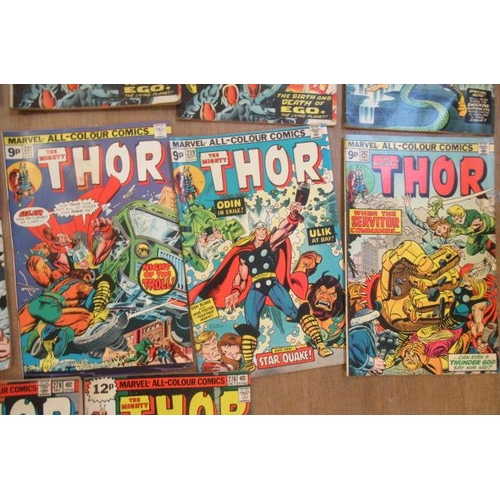 296 - 22 Marvel The Mighty Thor comics, Comprising no. 152, 160, 166, 168, 169 x2, 170, 203, 218, 228 x2, ... 