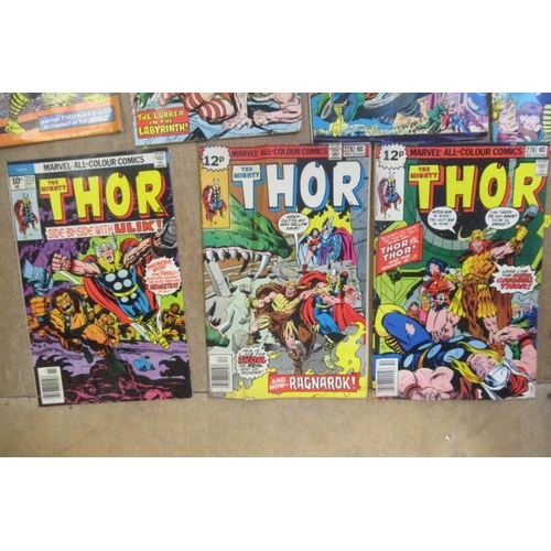 296 - 22 Marvel The Mighty Thor comics, Comprising no. 152, 160, 166, 168, 169 x2, 170, 203, 218, 228 x2, ... 