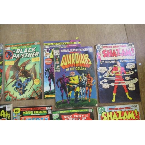 299 - 23 DC & Marvel comics, including Daredevil no.6, 16, 37, 91 and 143, Shazam no.5 and 34, Captain Mar... 