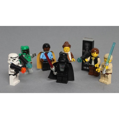 315 - Lego Starwars Cloud City, items have been played with, unchecked for completeness, F-G, and an Hasbr... 