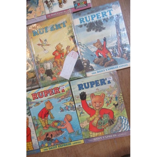 362 - Sixteen Daily Express Rupert Annuals from 1970, G (Est. plus 17.5% premium)