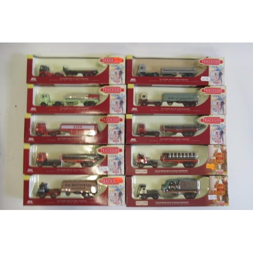 453 - Ten Lledo trackside articulated wagons, all items boxed, M (Est. plus 21% premium inc. VAT)