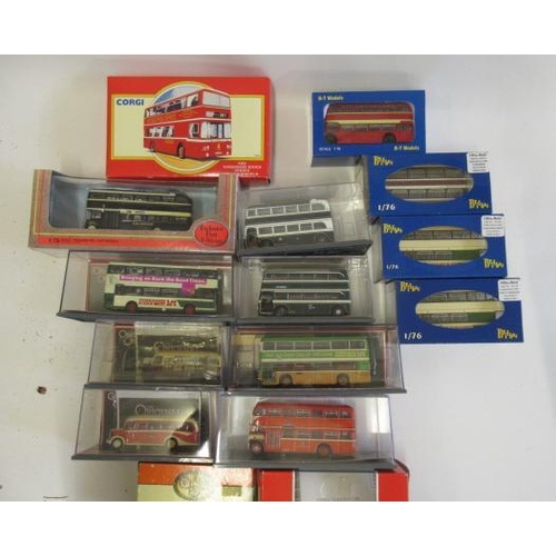 459 - Fifteen British buses by Original Omnibus and others, all items boxed, E (Est. plus 21% premium inc.... 