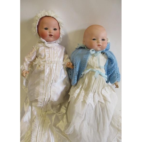 69 - Two Armand Marseille baby dolls, comprising a 15