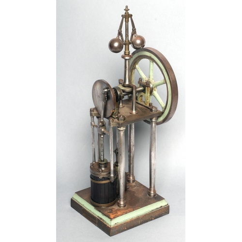 762 - A vertical single cylinder stationary steam engine, 9