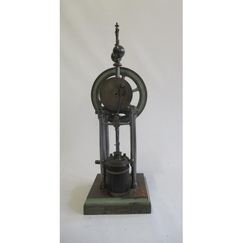 762 - A vertical single cylinder stationary steam engine, 9