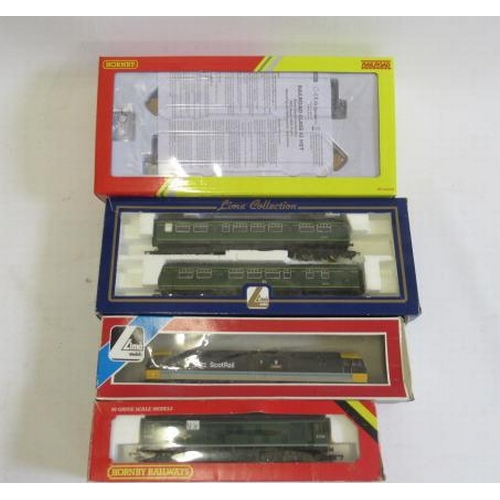 652 - Hornby Railroad Inter-City 125, Class 25 in B.R. green, Lima Class 47 in Scot Rail and DMU 101 in B.... 