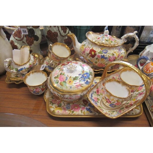 157 - HAMMERSLEY QUEEN ANNE CHINA TEAWARE