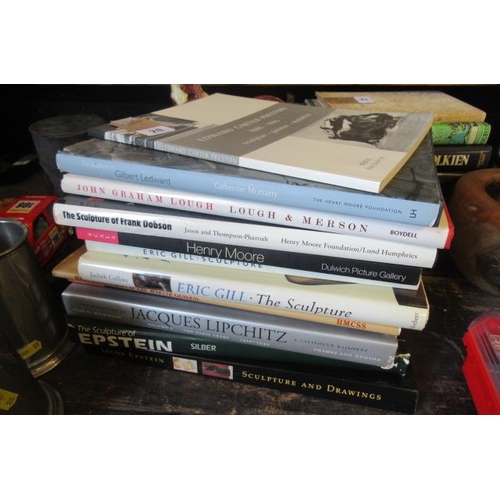 20 - COLLECTION OF MODERN SCULPTURE REFERENCE BOOKS INCLUDING EPSTEIN