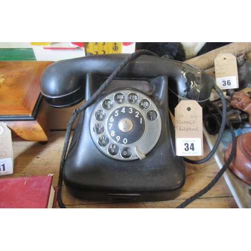 34 - VINTAGE TELEPHONE