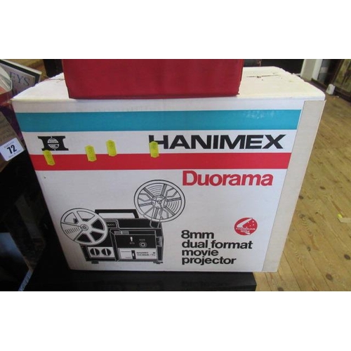 74 - VINTAGE BOXED 8MM MOVIE PROJECTOR