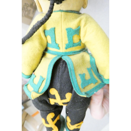 22 - A rare pre-war Lenci opium seller doll, jointed shoulders, hips and neck, felt body and clothing, in... 