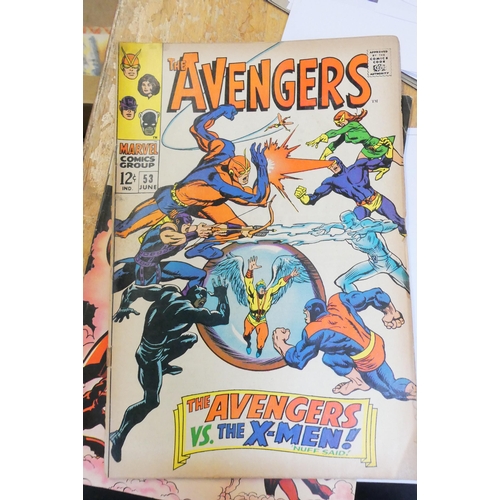 293 - 54 Marvel Avengers comics, comprising The Avengers no.53, 57, 76, 78 and 81, The Avengers Featuring.... 