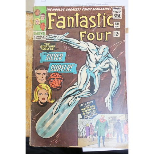 294 - 35 Marvel Fantastic Four comics, comprising no. 46, 50, 60, 73, 75, 77, 78, 82, 83, 85, 90, 92, 94, ... 