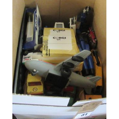 31 - BOX OF DIECAST TOYS