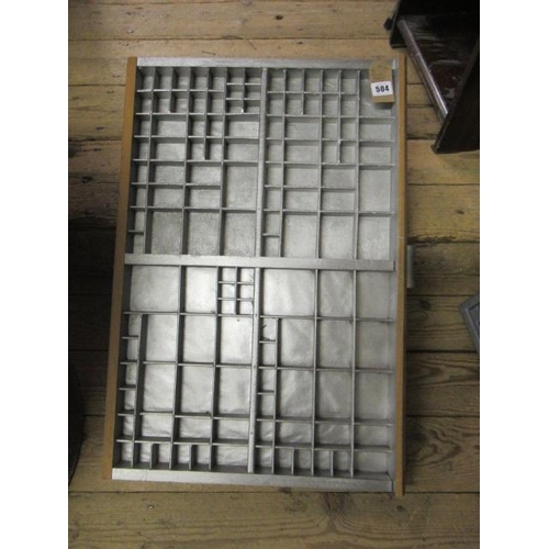 504 - PRINT TRAY