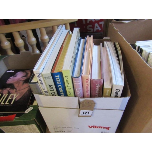 121 - BOX OF ART BOOKS