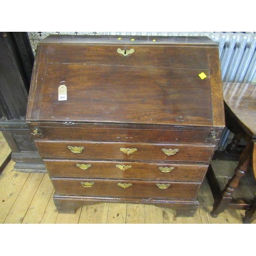 812 - 18TH CENTURY AND LATER OAK BUREAU