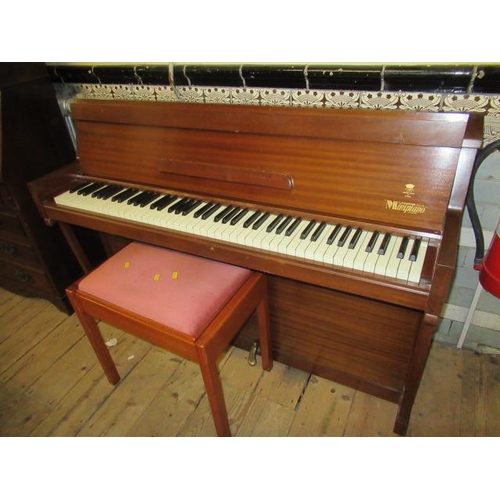 814 - EAVESTAFF MINI PIANO AND STOOL